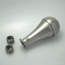 Load image into Gallery viewer, Chikara 78mm Teardrop Shift Knob Brushed Silver