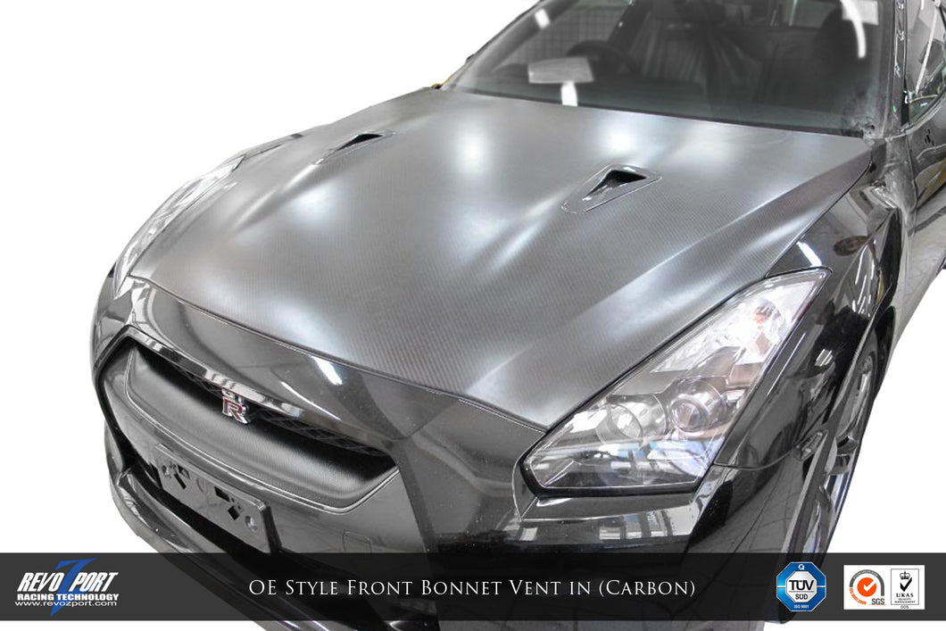 Revozport OE Style Front Bonnet including vent (Carbon)
