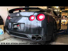 Load and play video in Gallery viewer, T1R 90RT Titanium cat-back exhaust system - Nissan GTR R35 09-20
