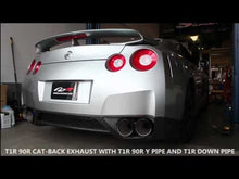Load and play video in Gallery viewer, T1R 90RT Titanium cat-back exhaust system - Nissan GTR R35 09-20
