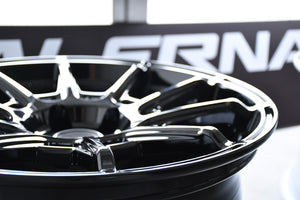 AME Galerna Refino 18x9.5 5x100 +38 (Matte Black) FRS BRZ GR86 STi