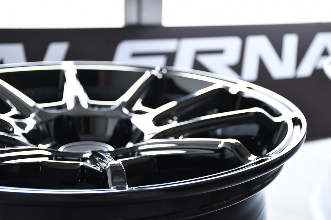 AME Galerna Refino 18x9.5 5x100 +38 (Matte Black) FRS BRZ GR86 STi **Black Friday SALE**