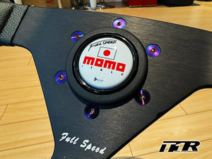 T1R Titanium Steering wheel bolts M5 x 15mm - Universal