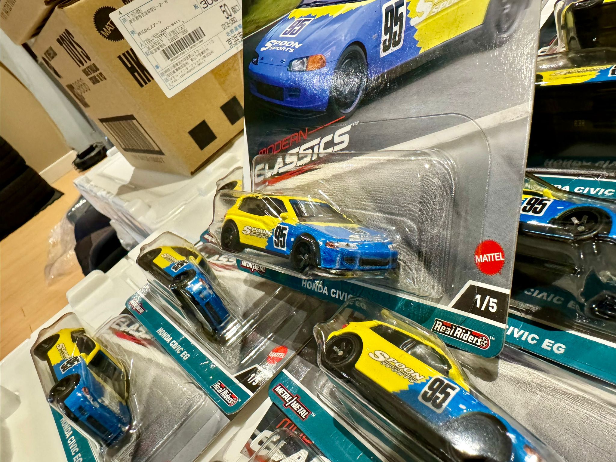 Spoon x Hotwheels 1:64 Diecast EG6 Race car – A&J Racing International