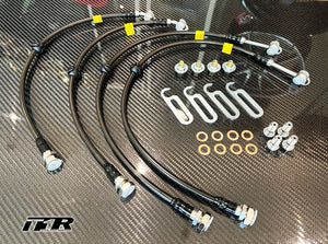 T1R Stainless Braided Brake Line set - Toyota GR Corolla **Coming in 2024**