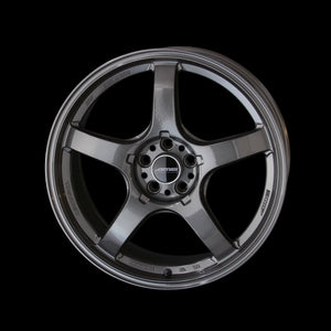 AME TRACER GT-V 18x10.5 5X114.3 +25 Matte Hyper Silver (4 pcs SET)