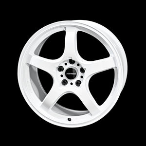 AME TRACER GT-V 18x10.5 5X114.3 +25 Matte Hyper Silver (4 pcs SET)
