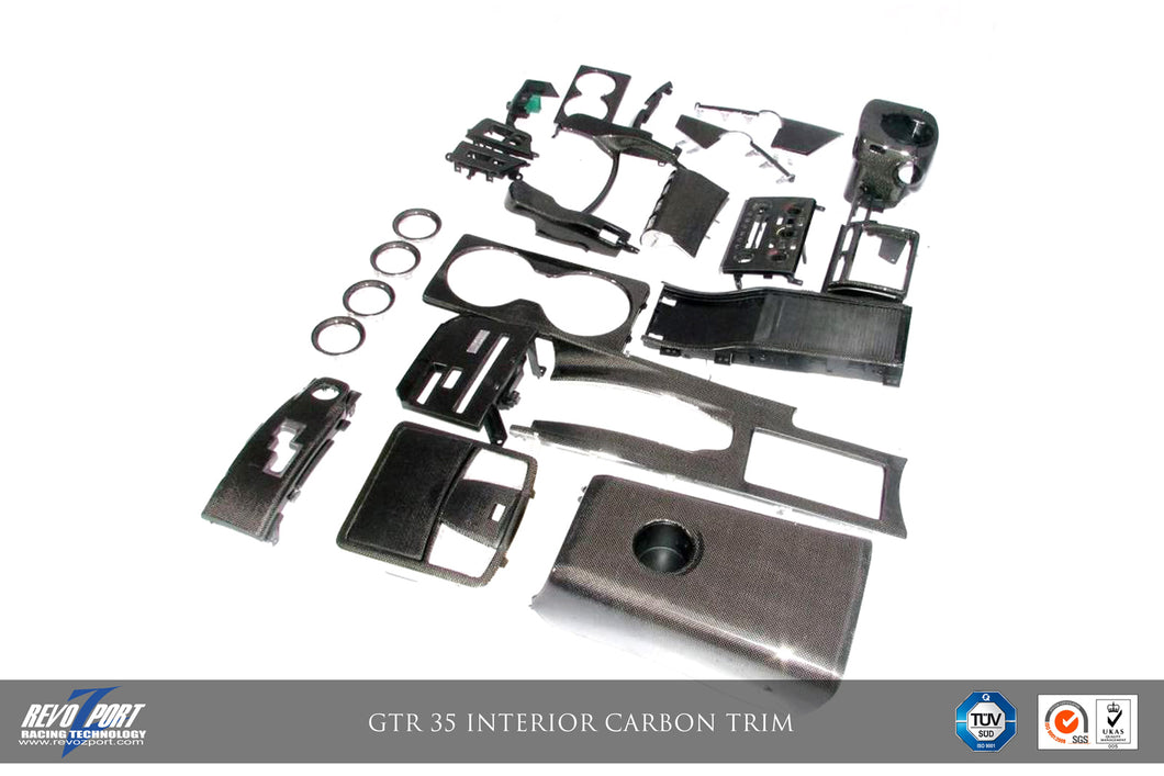 Revozport 24pcs Complete Interior Kit Insert for GTR (Left Hand Drive)