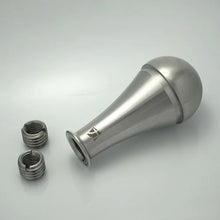 Load image into Gallery viewer, Chikara 78mm Teardrop Shift Knob Brushed Silver
