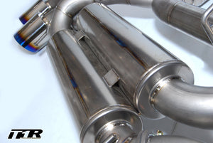 T1R 90R Stainless cat-back exhaust system - Nissan GTR R35 09-20