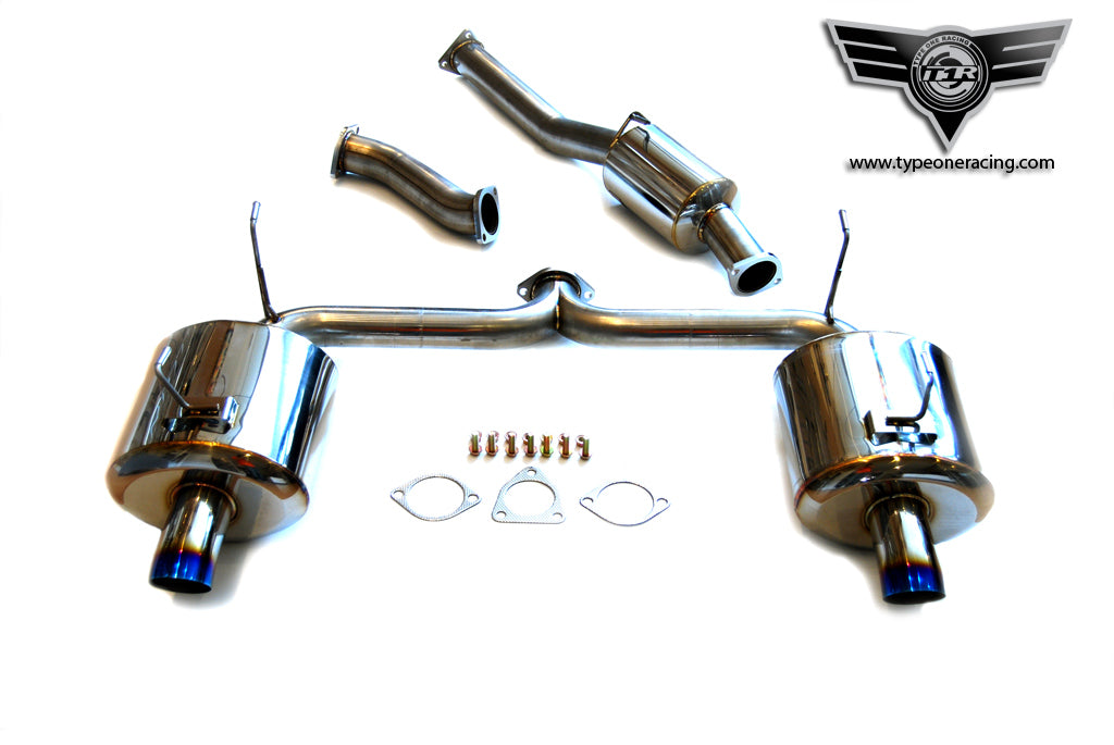 T1R 70R *EM-Limited* Dual exhaust system - Honda S2000 00-09 AP1 AP2