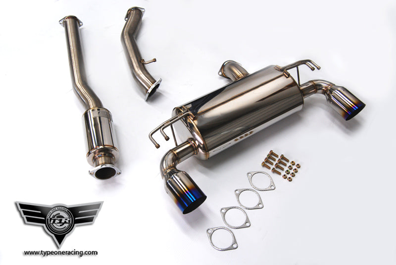 T1R 76S Exhaust system - Mitsubishi Lancer Evolution X 08-14