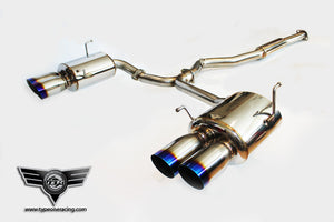 T1R 76S Exhaust system - Subaru WRX STi 11-13 4 dr GVB