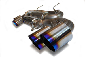 T1R 90RT Titanium cat-back exhaust system - Nissan GTR R35 09-20