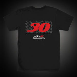 A&J Racing 30th Anniversary T-shirt **Limited Edition**