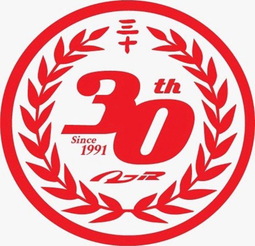 A&J Racing 30th Anniversary sticker