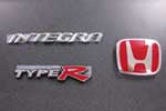 JDM Honda Integra Type R Rear 'H' Emblem - Acura RSX 02-08 (DC5)